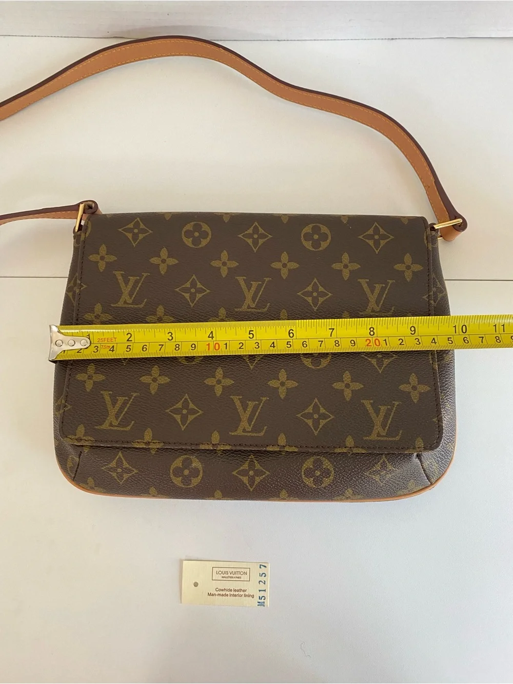 Louis Vuitton Inspired Musette Tango Monogram Shoulder Bag